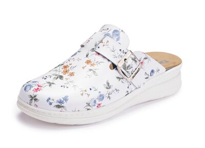 ELENA EDEN, klassische Damen-Clogs, Weite H, mit herausnehmbarem Fussbett 