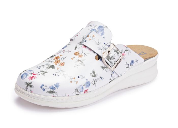 ELENA EDEN, klassische Damen-Clogs, Weite H, mit herausnehmbarem Fussbett 