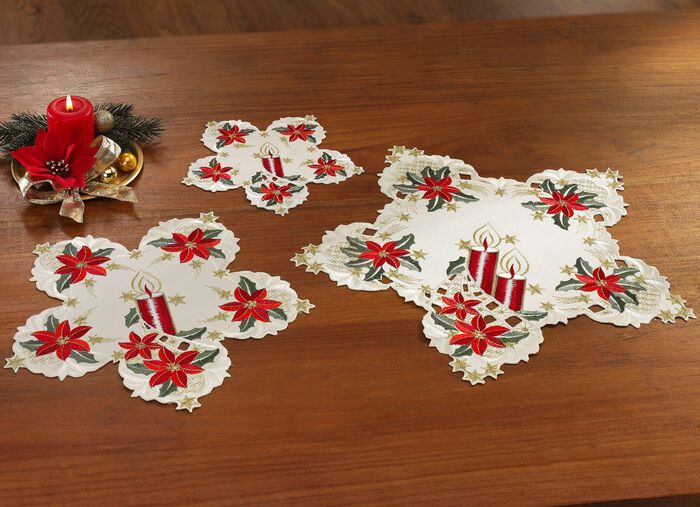 Weihnachtliche Tisch- und Raumdekoration 