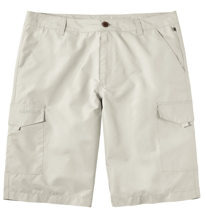 Bermudas mit Cargotaschen in 3 Farben BEIGE