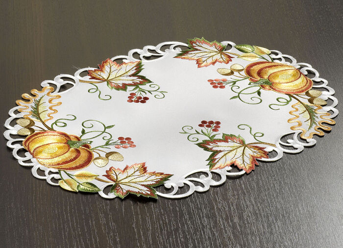 Tisch- und Raumdekoration mit herbstlichen Motiven SEKT-BUNT