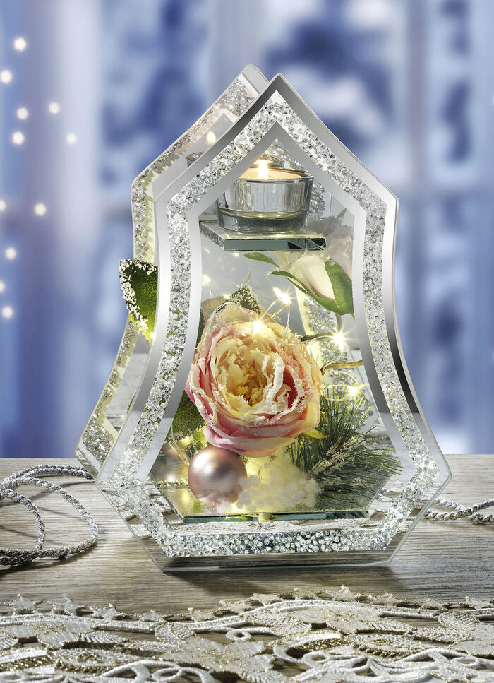 Beleuchteter Teelichthalter, batteriebetrieben 