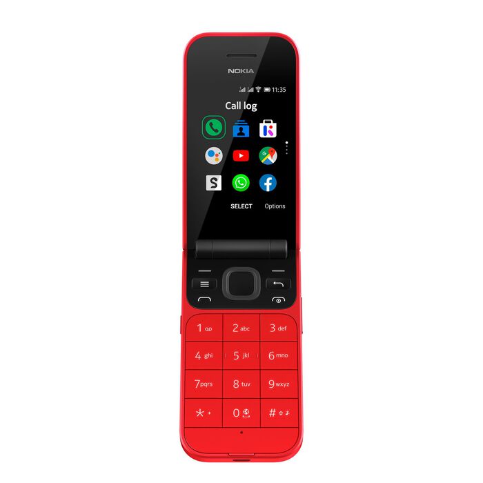 Nokia 2720 Flip Grosstasten-Klapphandy ROT