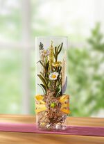 Bl&uuml;ten-Arrangement in Glasvase 