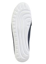 Gemini Slipper aus Nappaleder mit Lederspange MARINE