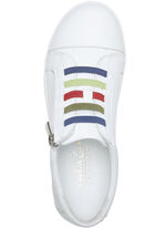 Andrea Conti Sneaker mit bunten Gummibändern WEISS