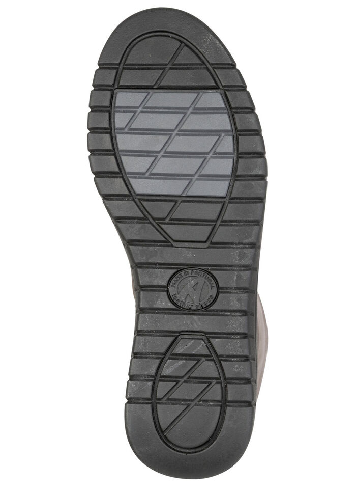 ELENA EDEN, bequeme Damen-Stiefeletten, Weite H, mit herausnehmbarem Fussbett DUNKELTAUPE