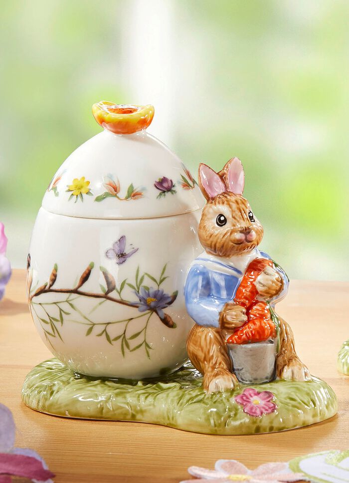 Osterei-Dose aus hochwertigem Porzellan BUNT