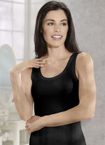 Con-ta Zweierpack Hemden mit Rippenstruktur SCHWARZ