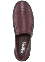 Gemini Slipper aus weichem Rind-Nappaleder BORDEAUX