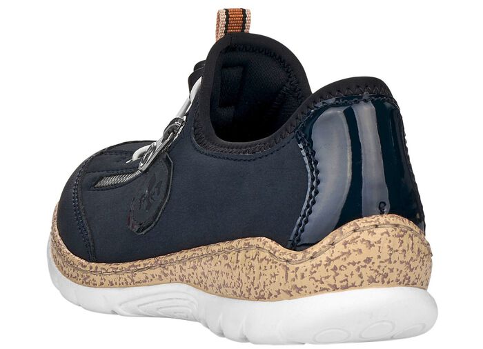 Rieker, sportliche Damen-Sneaker, mit MemoSoft Decksohle DUNKELBLAU