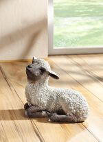 Lämmchen aus Polyresin 