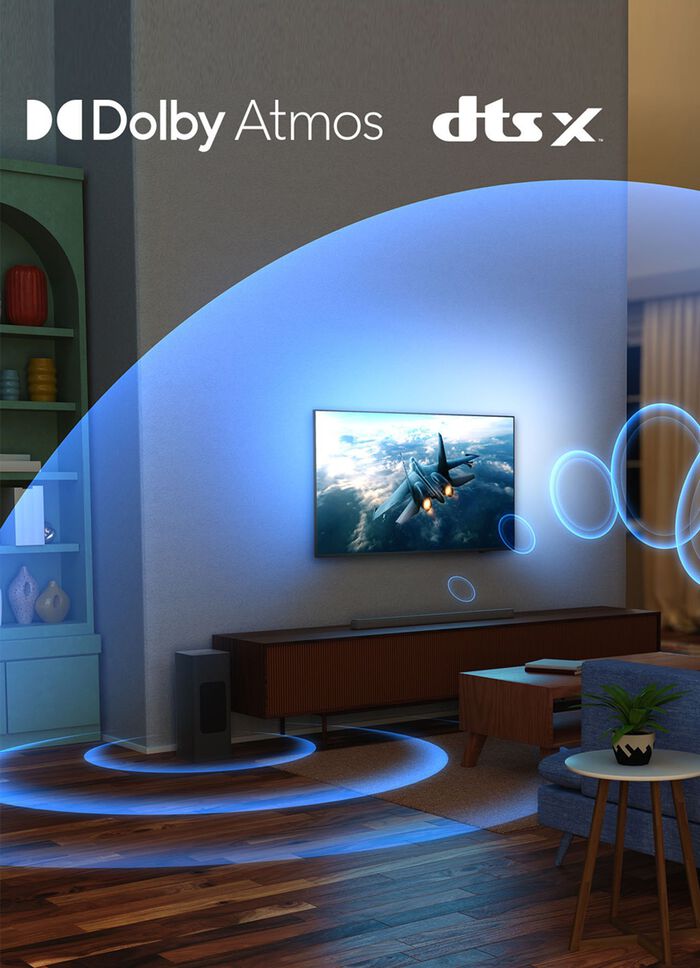 Philips Soundbar mit Subwoofer 