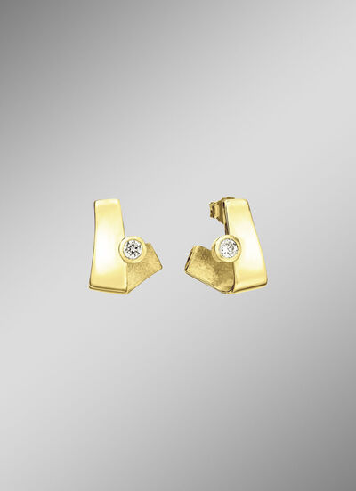 Zarte Brillanz &ndash; Ohrstecker aus edlem Gold 