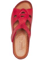 Gemini Pantolette mit dekorativem Gummizug ROT