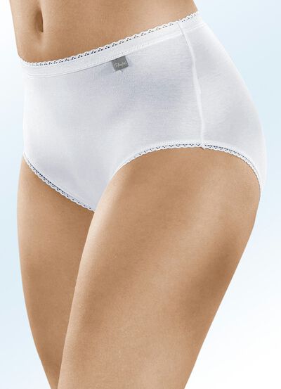 Playtex Dreierpack Slips mit Spitzenbandabschlüssen, , large