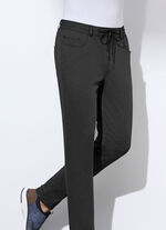 Superstretch-Hose mit Gummibund in 3 Farben SCHWARZ