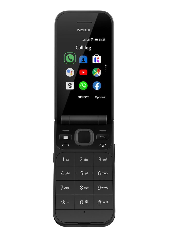 Nokia 2720 Flip Grosstasten-Klapphandy SCHWARZ