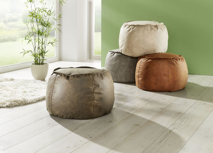 Sitzhocker ø 60 cm CREME