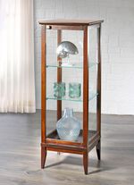 Vitrine mit rundum Glaseins&auml;tzen 