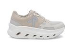 Rieker, sportive Damen-Sneaker, Weite G, mit herausnehmbarem Fussbett HELLBEIGE