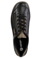 Remonte, bequeme Damen-Sneaker, Weite G, mit herausnehmbarem Fussbett SCHWARZ-BRAUN