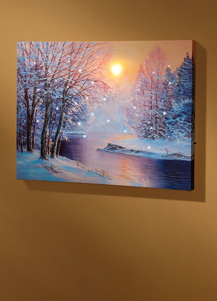 Batteriebetriebenes LED-Bild 