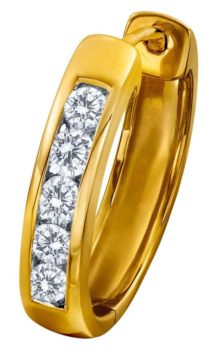 Creolen mit Brillanten 