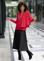 Rock in leichter Tellerform SCHWARZ