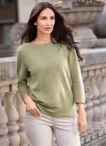 Pullover mit Pl&auml;ttchenzier 