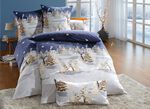 Kuschelige Bettwäsche-Garnitur von Florella NACHTBLAU