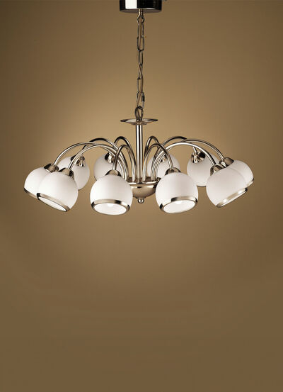 LED-Lampen mit Gestell aus lackiertem Eisen 