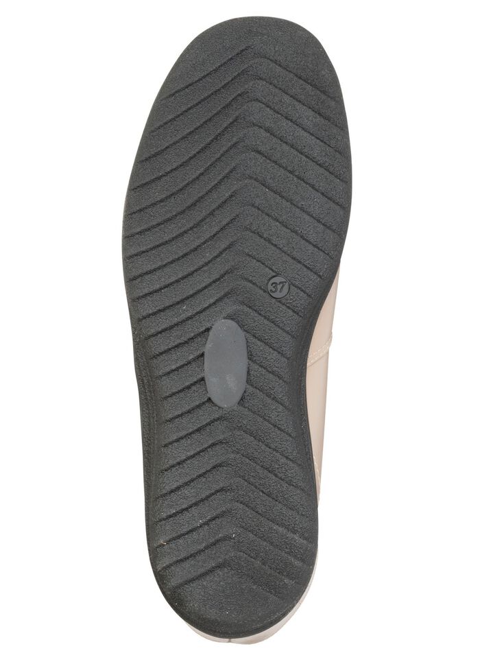 ELENA EDEN, gef&uuml;tterte Damen-Stiefeletten, Winterschuhe, Weite H, mit Lammfell BEIGE