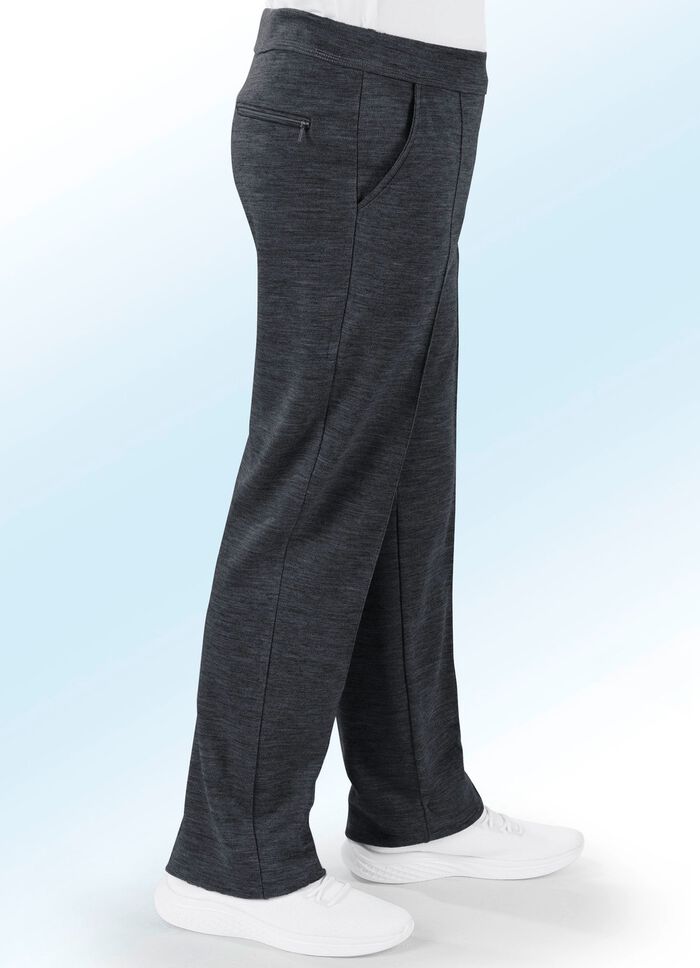 &laquo;Athlet&raquo;-Kurhose in 7 Farben ANTHRAZIT-MELIERT