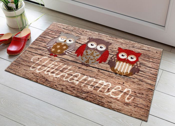 Fussmatte mit rutschhemmend beschichteter R&uuml;ckseite 