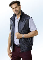 Ledergilet mit drei Innentaschen 