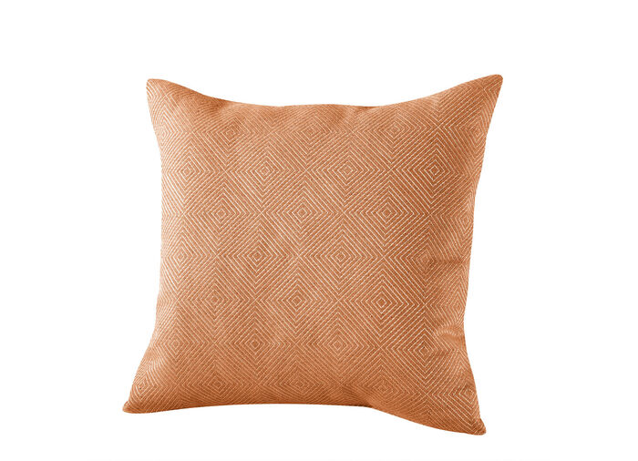 Hochwertige, jacquard-gewebte Kissenbez&uuml;ge ORANGE