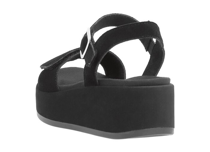 Sandale aus Samtveloursleder 