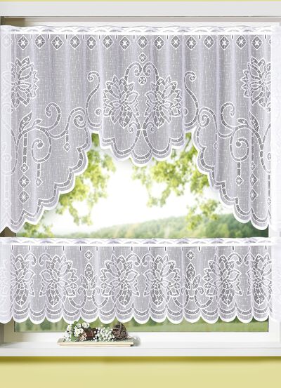 Fensterset mit Stangendurchzug 2-teilig 