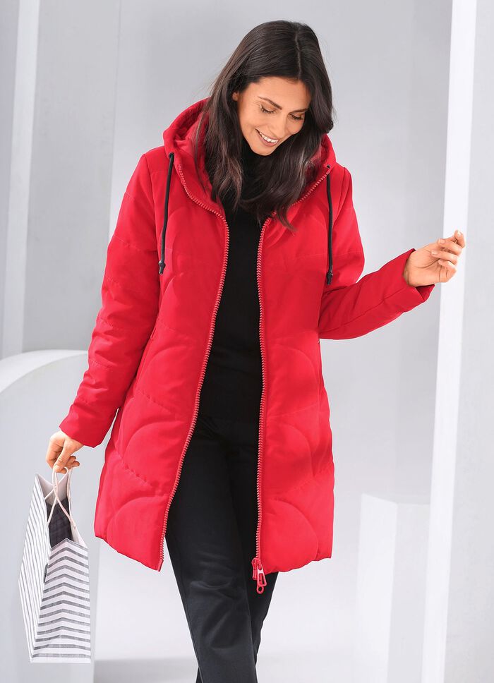 Kurzmantel mit 2-Wege-Rei&szlig;verschluss 