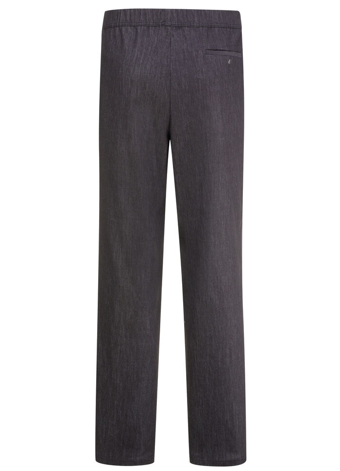 «Klaus Modelle»-Edel-Schlupfjeans mit Gummibund in 2 Farben ANTHRAZIT