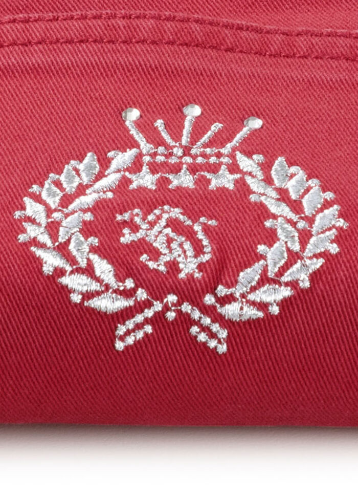 Edeljeans in 5-Pocket-Form ROT