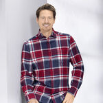 Kariertes Hemd von &laquo;King's Road&raquo; ROT-DUNKELBLAU