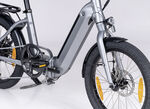 Falt-E-Bike Foldi Comfort von SAXXX  GRAU-SILBER-MATT