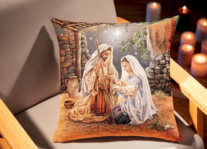 Kissenbezug aus Gobelin 