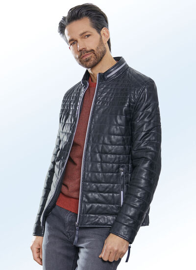 Lederkurzjacke in 2 Farben 