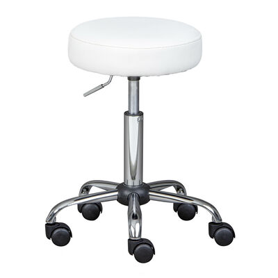 Drehhocker mit chromfabenem Gestell 