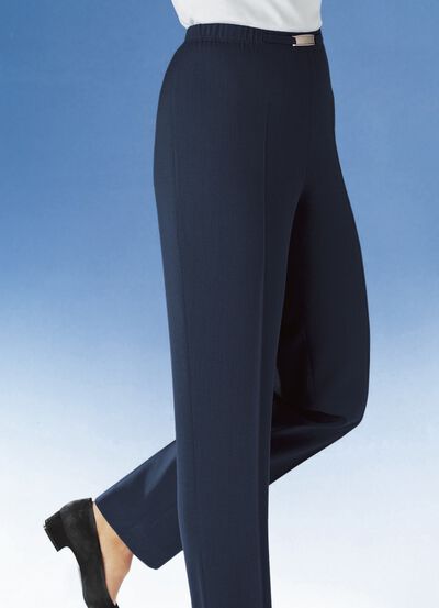 Hose mit Metallzier am Bund in 8 Farben 