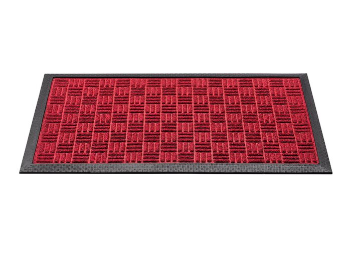 Fussmatte mit rutschhemmender Gummi-R&uuml;ckseite 