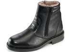 GINO GALANTE, gef&uuml;tterte Herren-Stiefel, Winterschuhe, mit Lammfell SCHWARZ